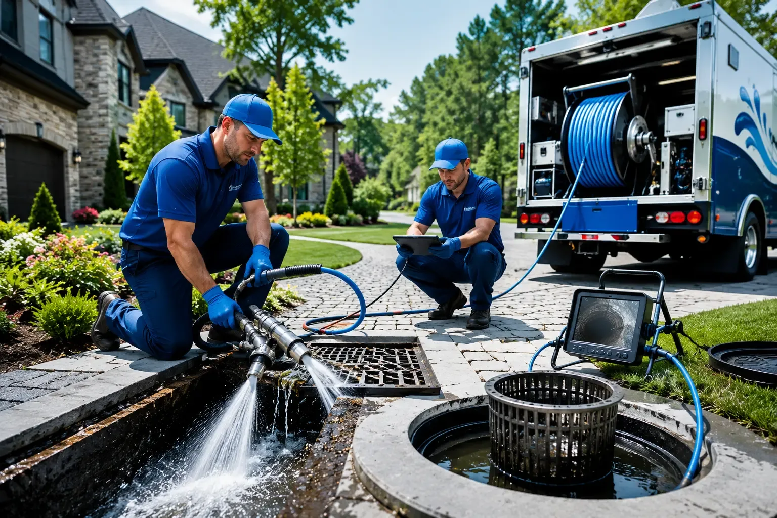 Local outdoor drain cleaning professionals in Greens Fork, IN