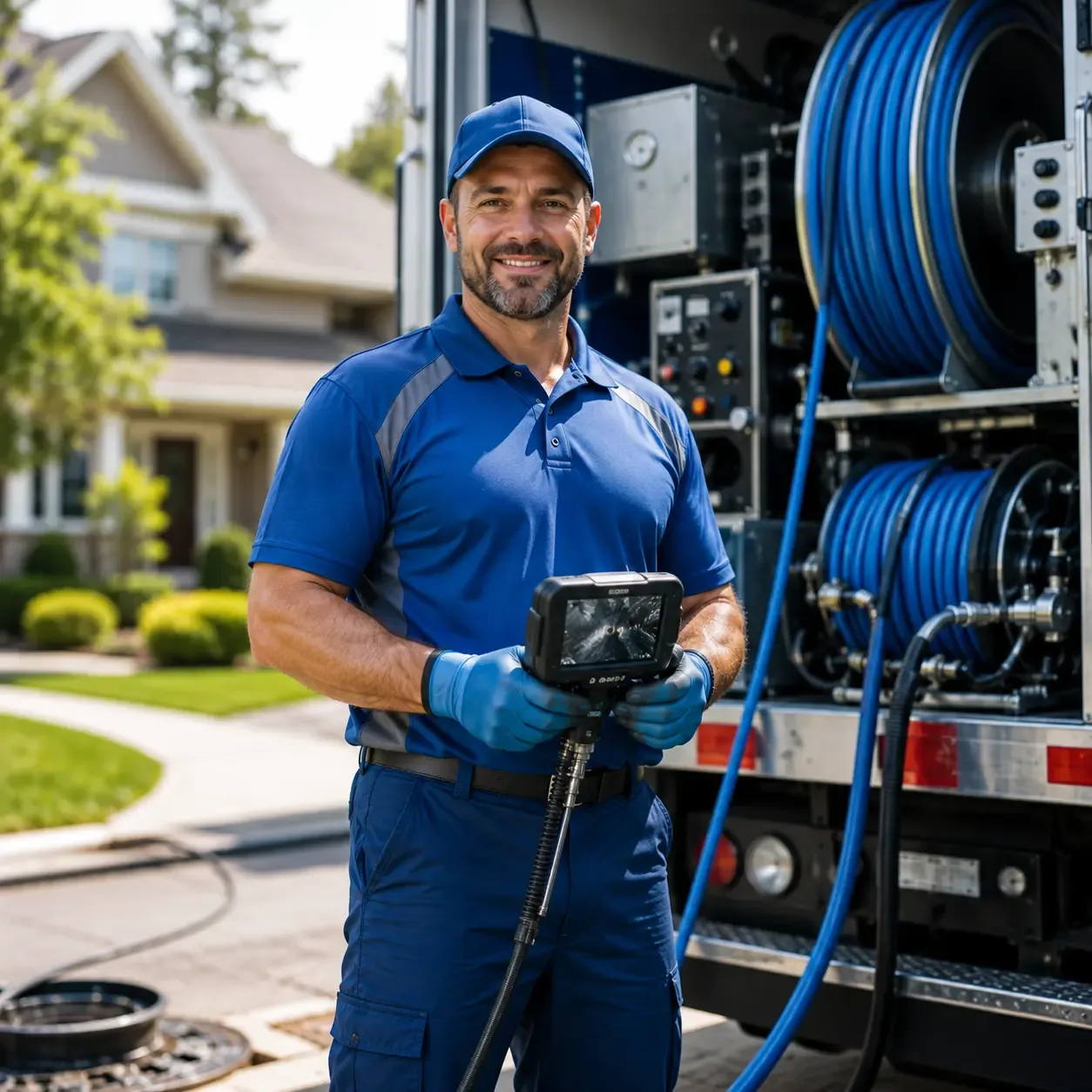 Local outdoor drain cleaning specialists in Greens Fork, IN